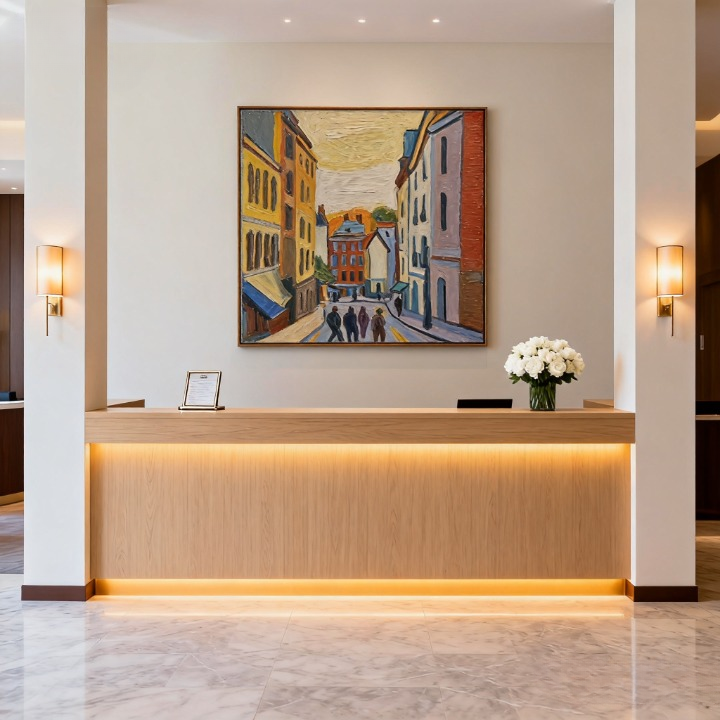 Path of Evapotranspiration  - oil painting print By Anson Ang HK