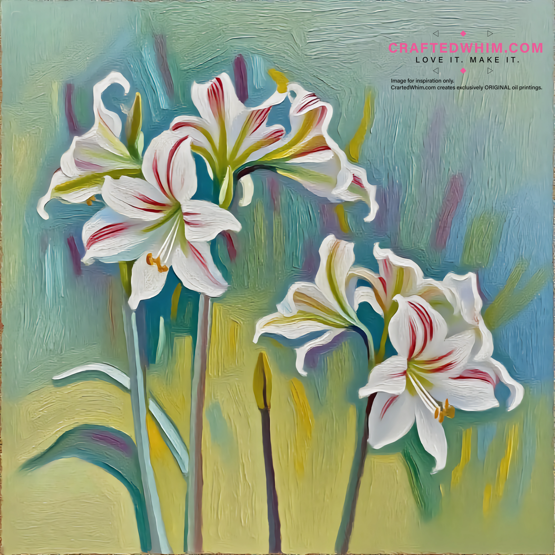 Pathway of Nectar - oil painting print By Anson Ang HK