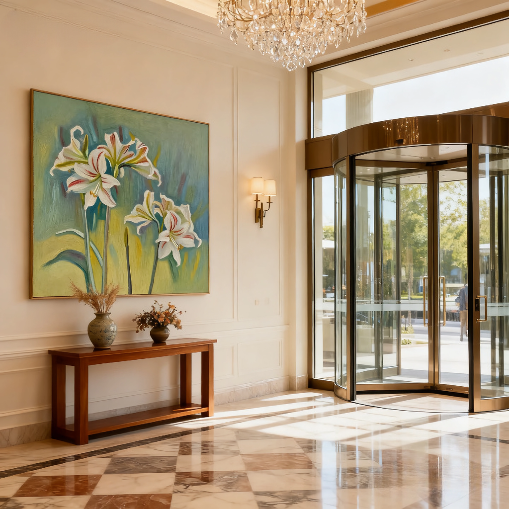 Pathway of Nectar - oil painting print By Anson Ang HK