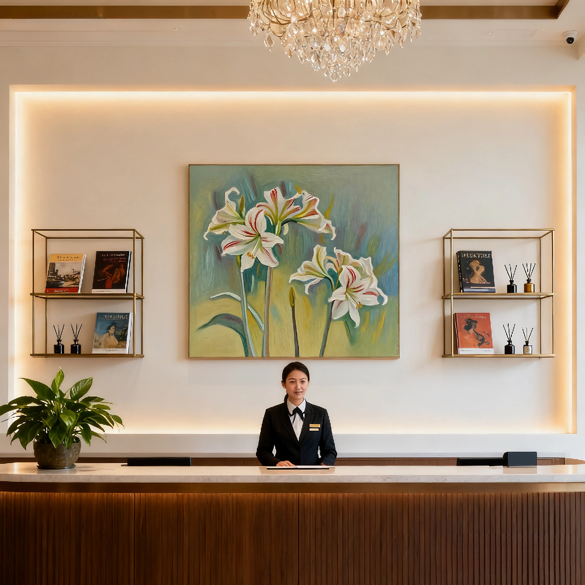 Pathway of Nectar - oil painting print By Anson Ang HK