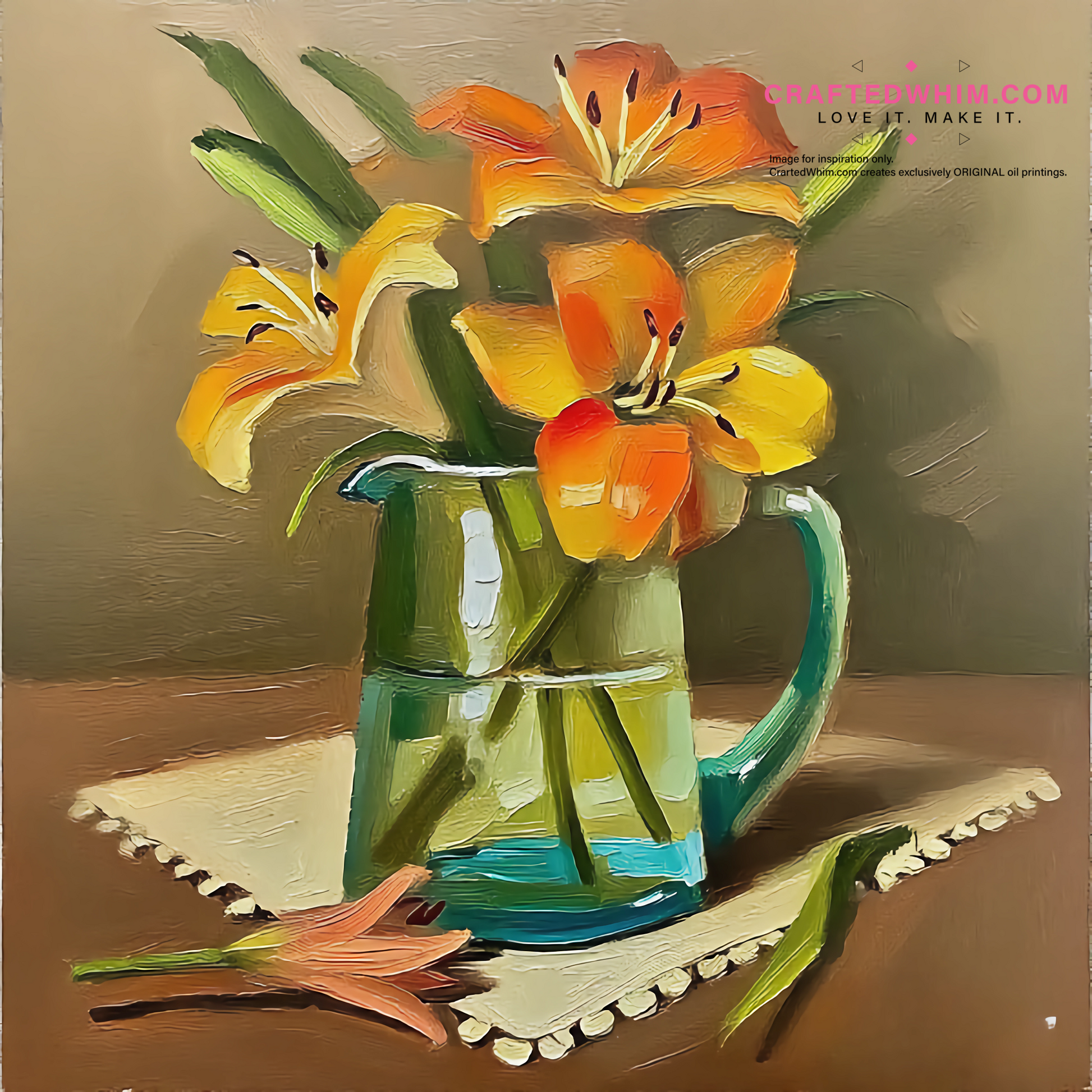 Peaceful Tremor - oil painting print By Anson Ang HK