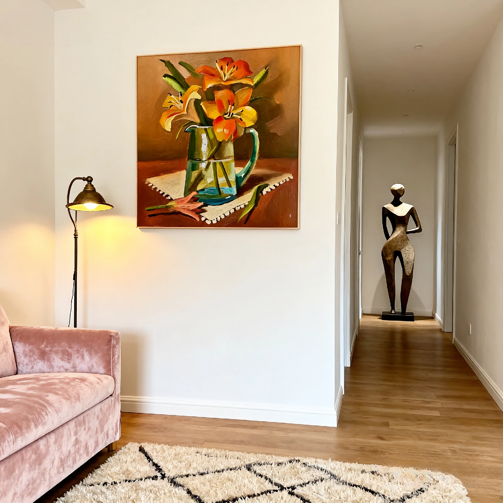 Peaceful Tremor - oil painting print By Anson Ang HK