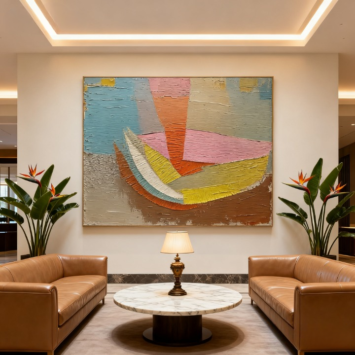 Pendulum's Stasis - oil painting print By Anson Ang HK