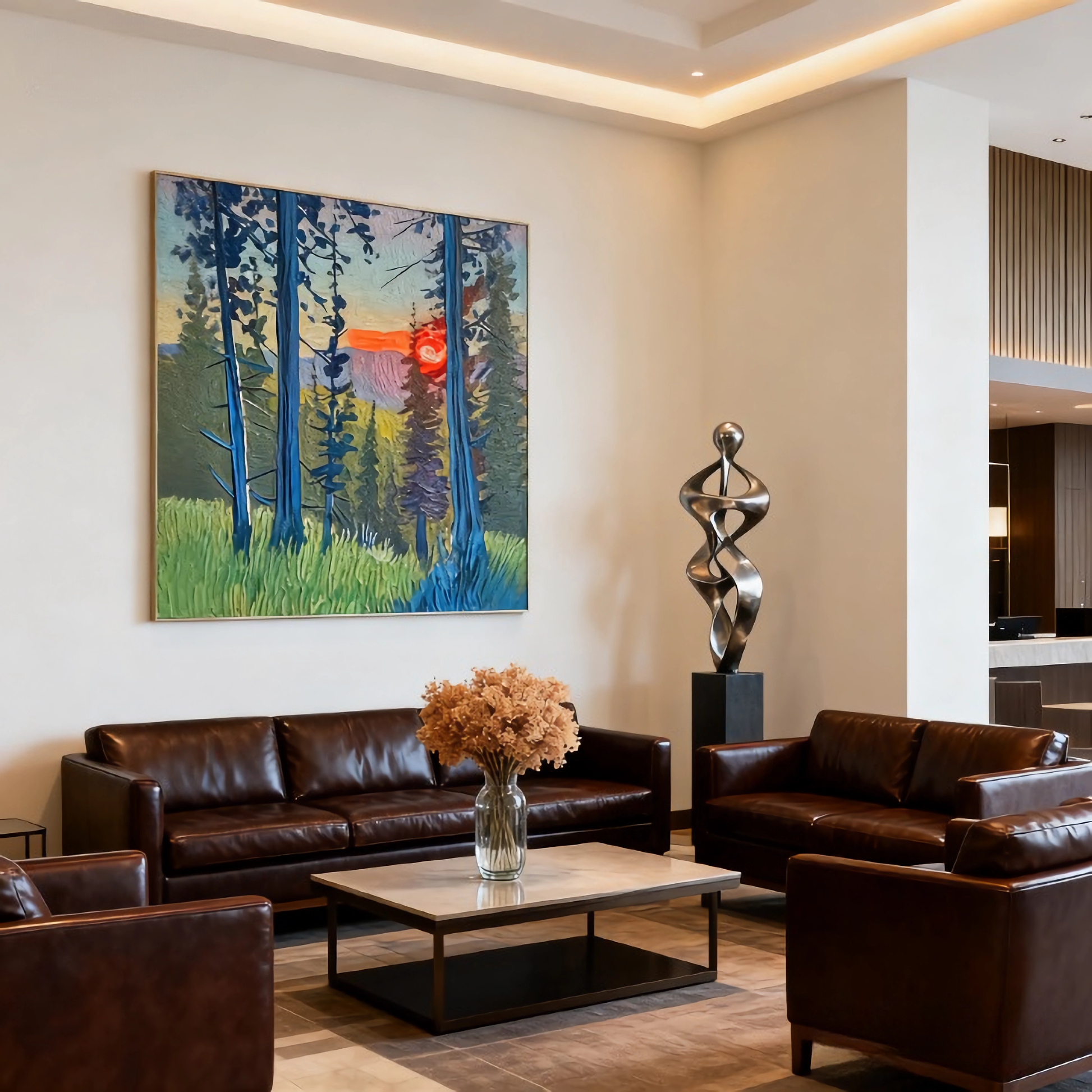 Play of Light and Shade - oil painting print By Anson Ang HK