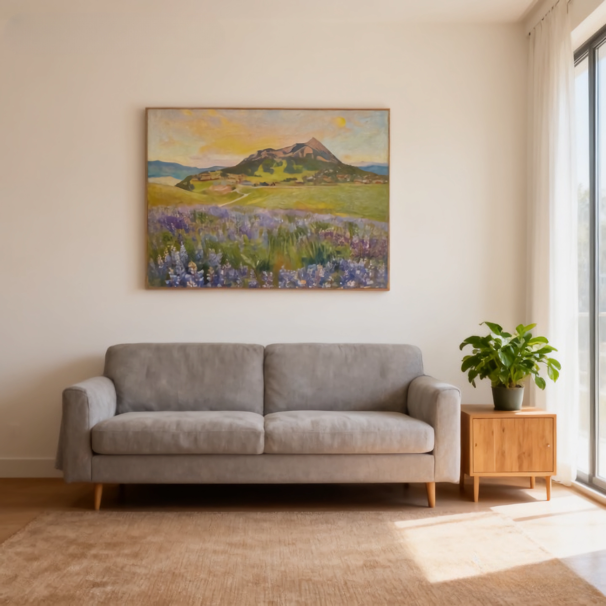 Poem in the Wind - oil painting print By Anson Ang HK