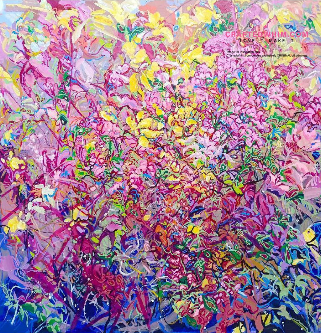 Pollen Singularity - oil painting print By Anson Ang HK