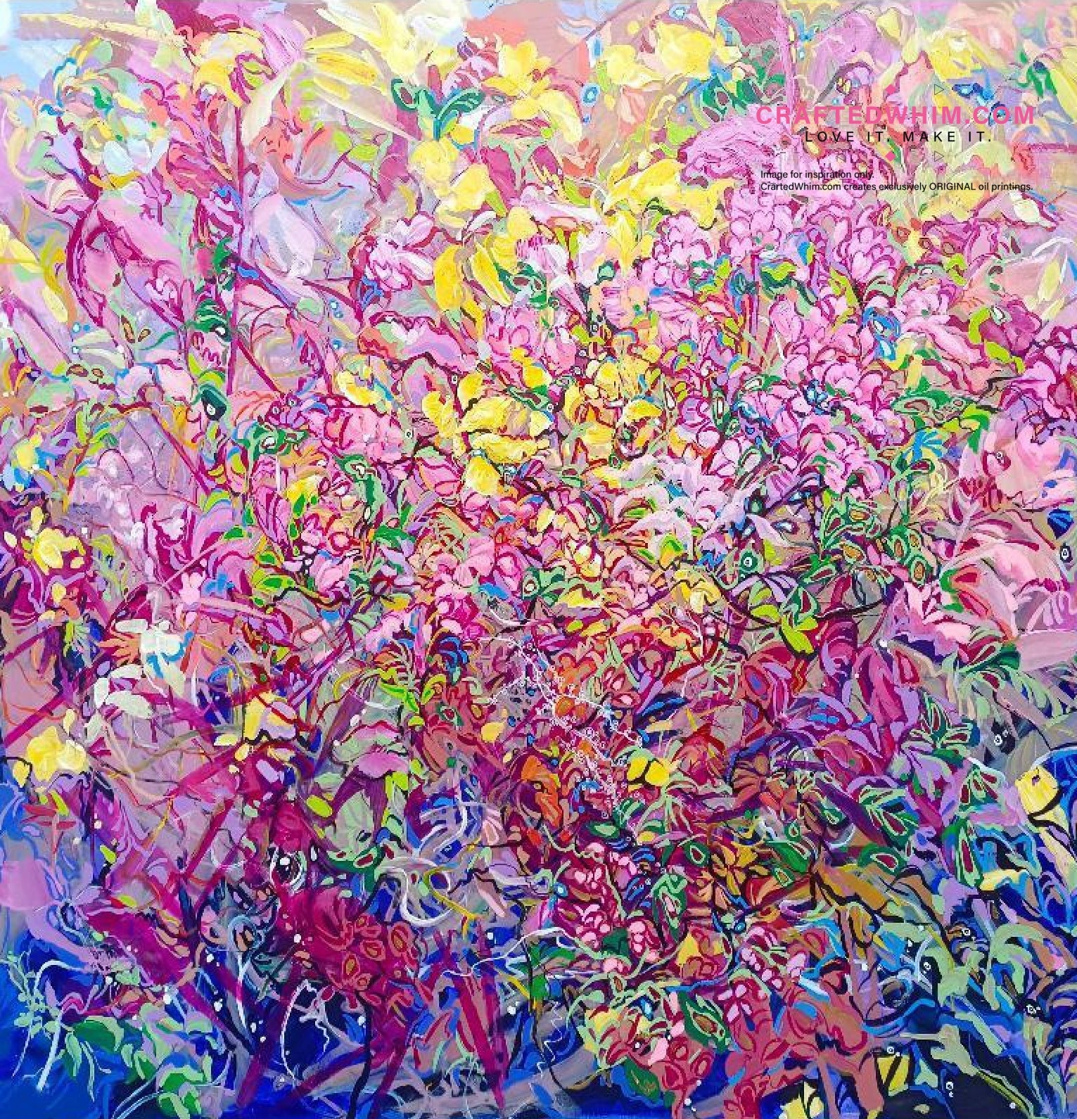 Pollen Singularity - oil painting print By Anson Ang HK