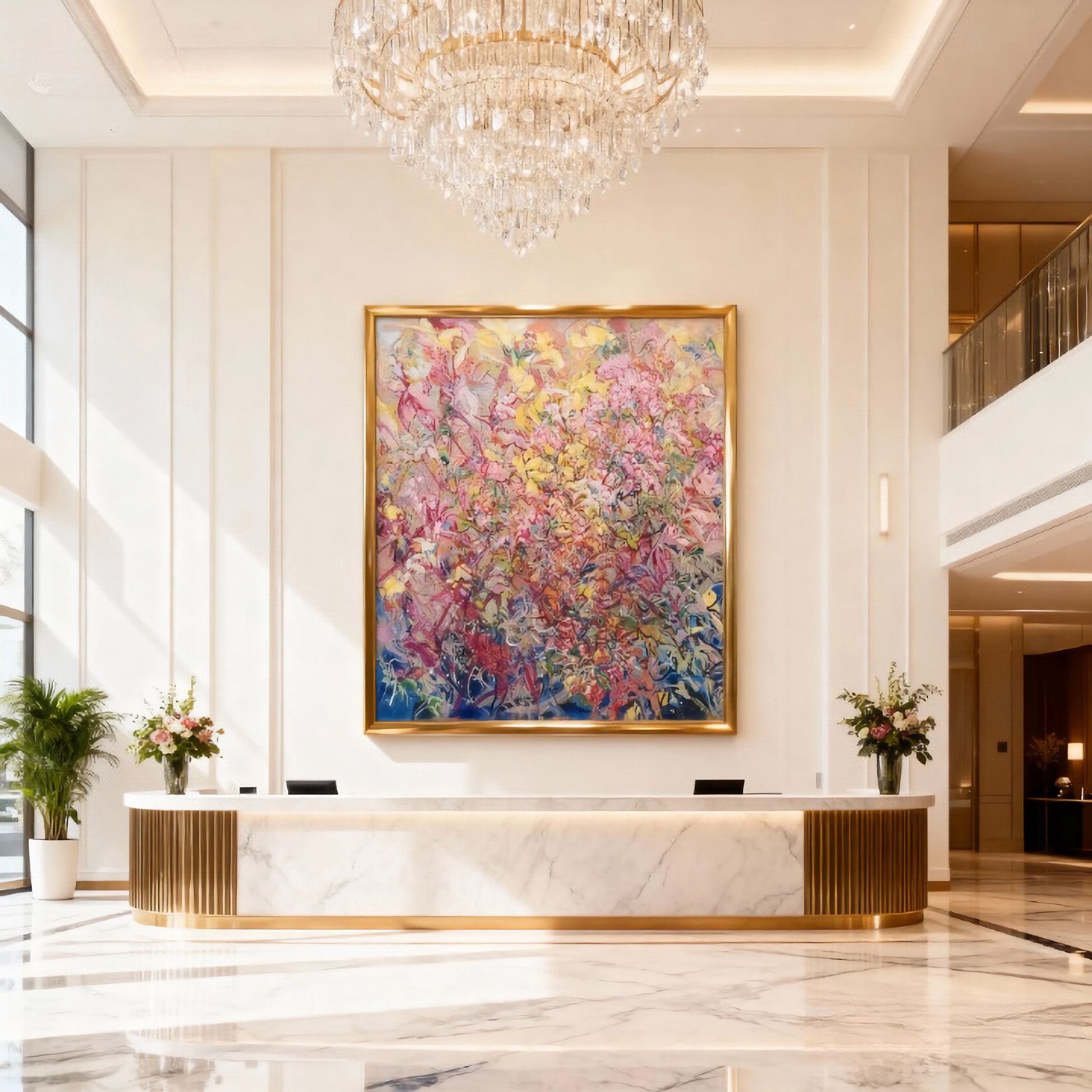 Pollen Singularity - oil painting print By Anson Ang HK