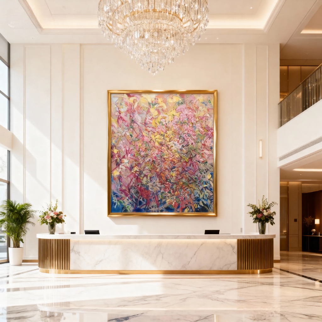 Pollen Singularity - oil painting print By Anson Ang HK