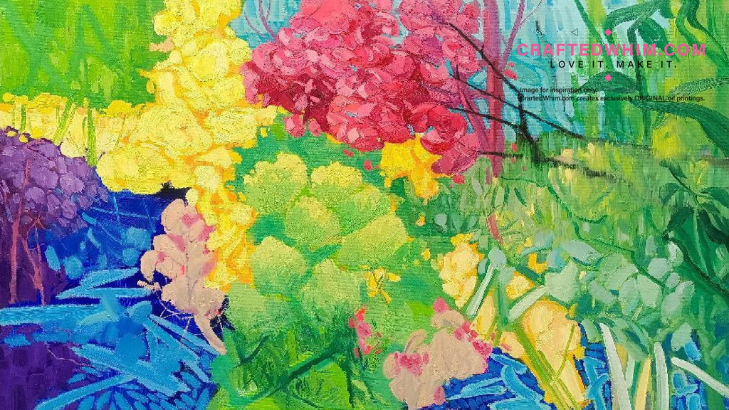 Polychrome Metastasis - oil painting print By Anson Ang HK