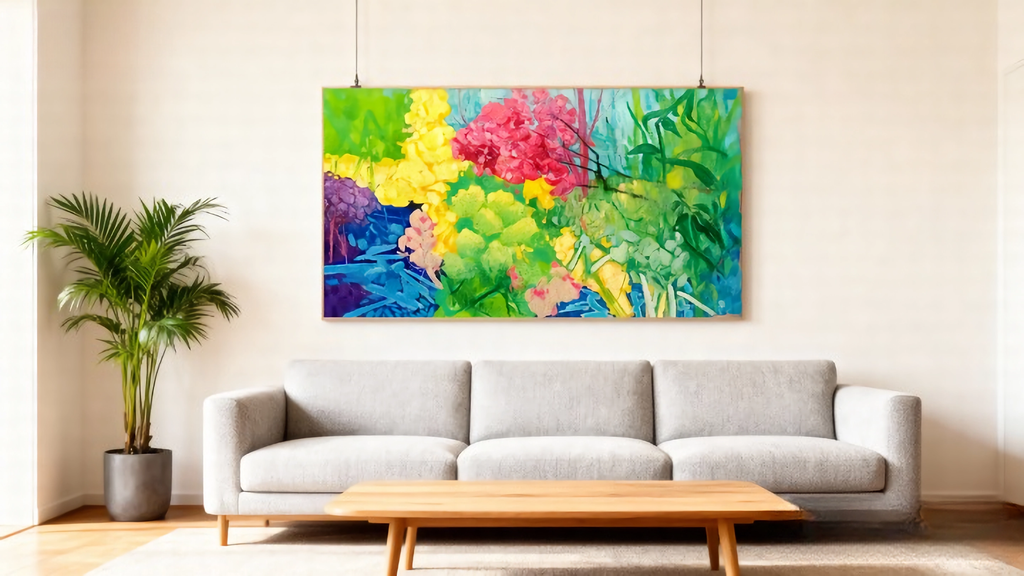 Polychrome Metastasis - oil painting print By Anson Ang HK