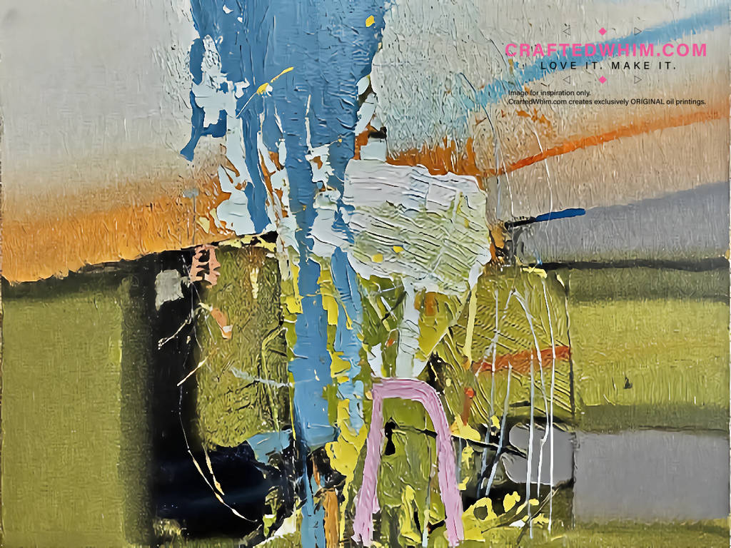 Post-Industrial Psalm - oil painting print By Anson Ang HK