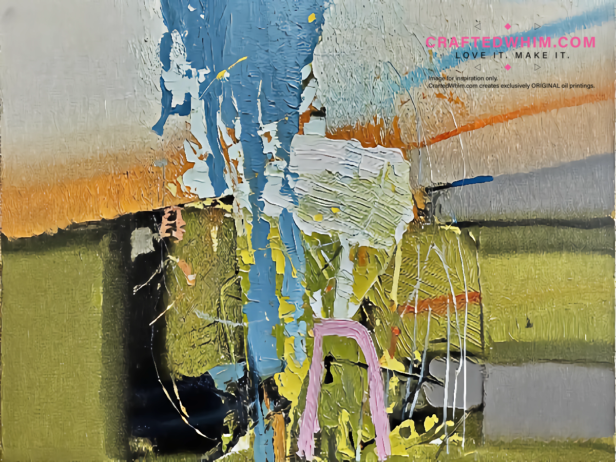 Post-Industrial Psalm - oil painting print By Anson Ang HK