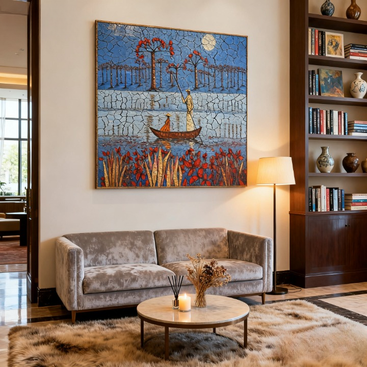 Prelude to the Thunderstorm - oil painting print By Anson Ang HK