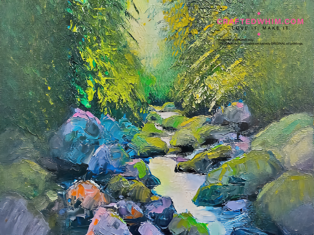 Present Continuous of Succession - oil painting print By Anson Ang HK