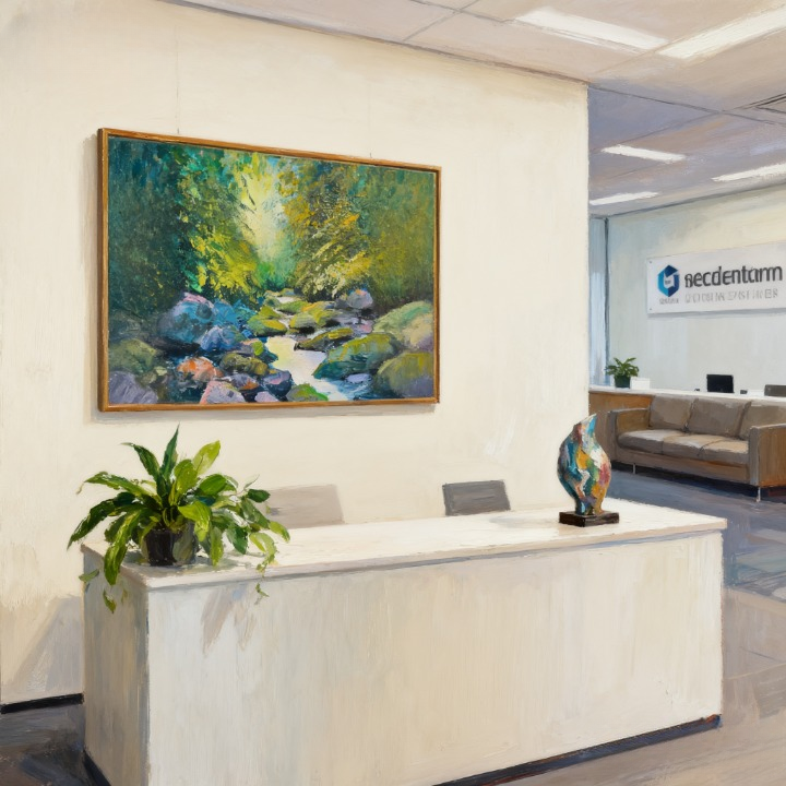 Present Continuous of Succession - oil painting print By Anson Ang HK