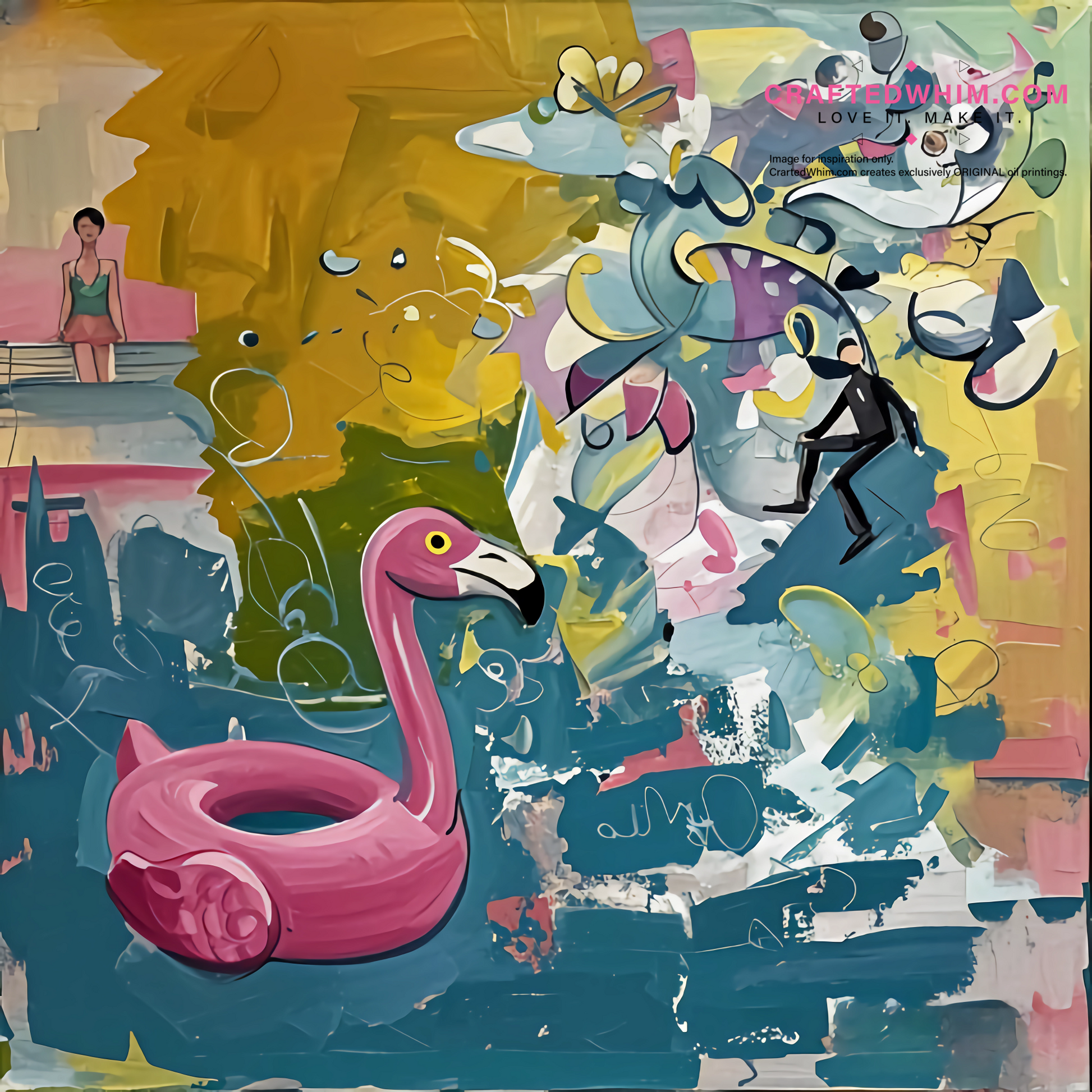 Psalm of the Migration - oil painting print By Anson Ang HK