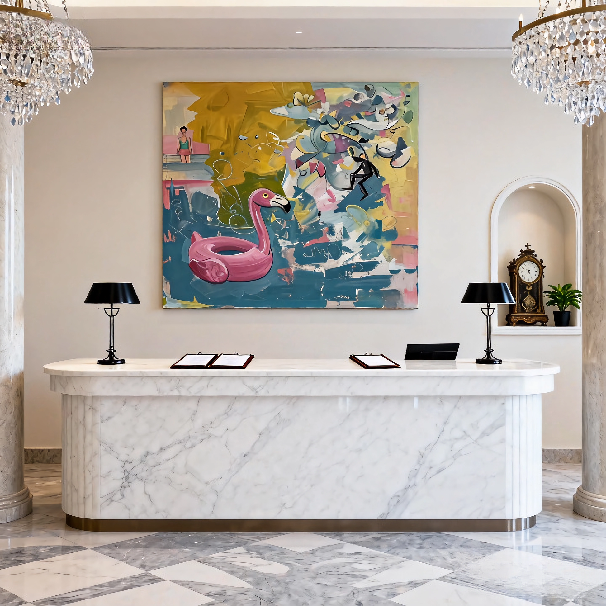 Psalm of the Migration - oil painting print By Anson Ang HK