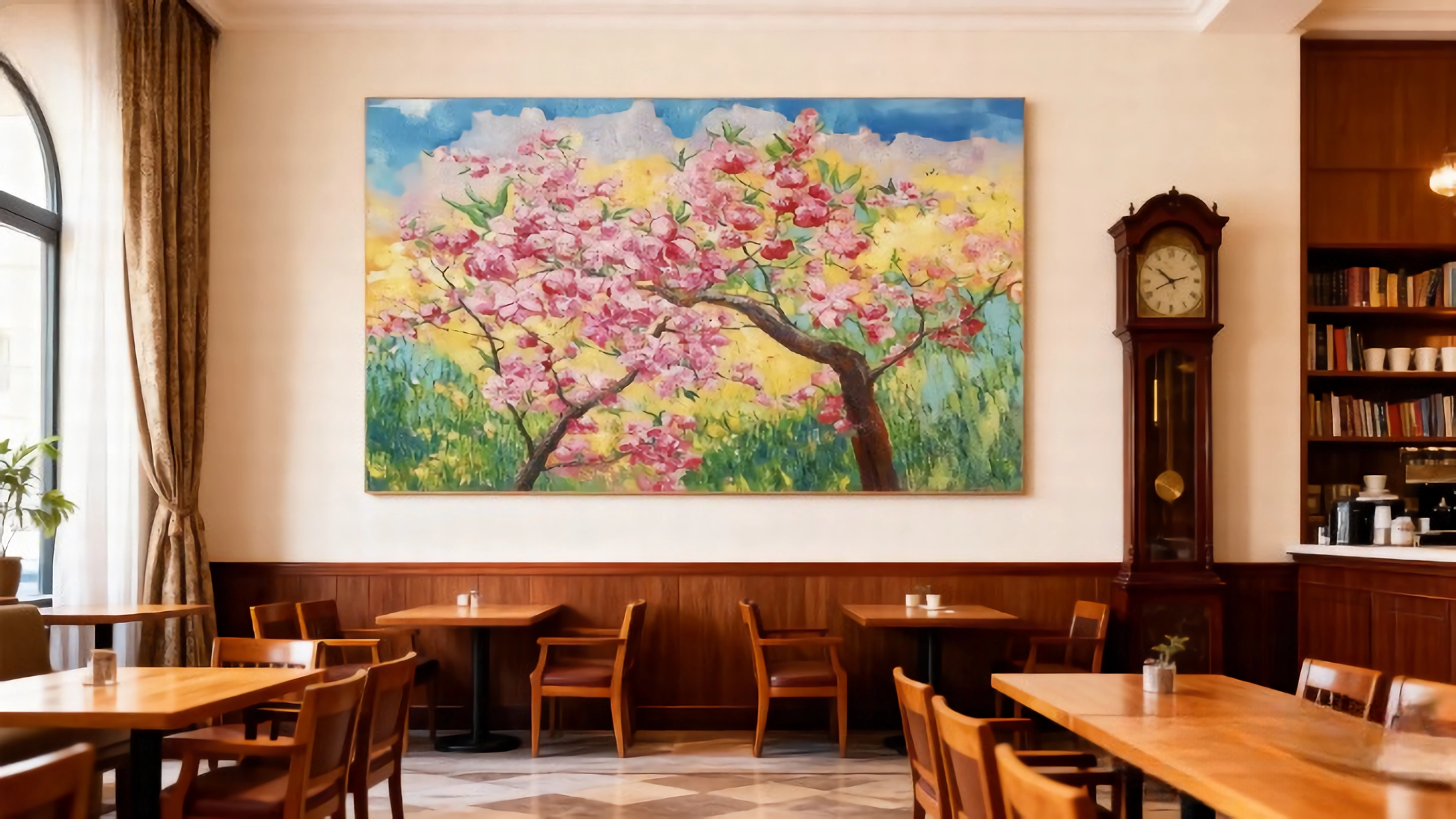 Quantum Chroma - oil painting print By Anson Ang HK