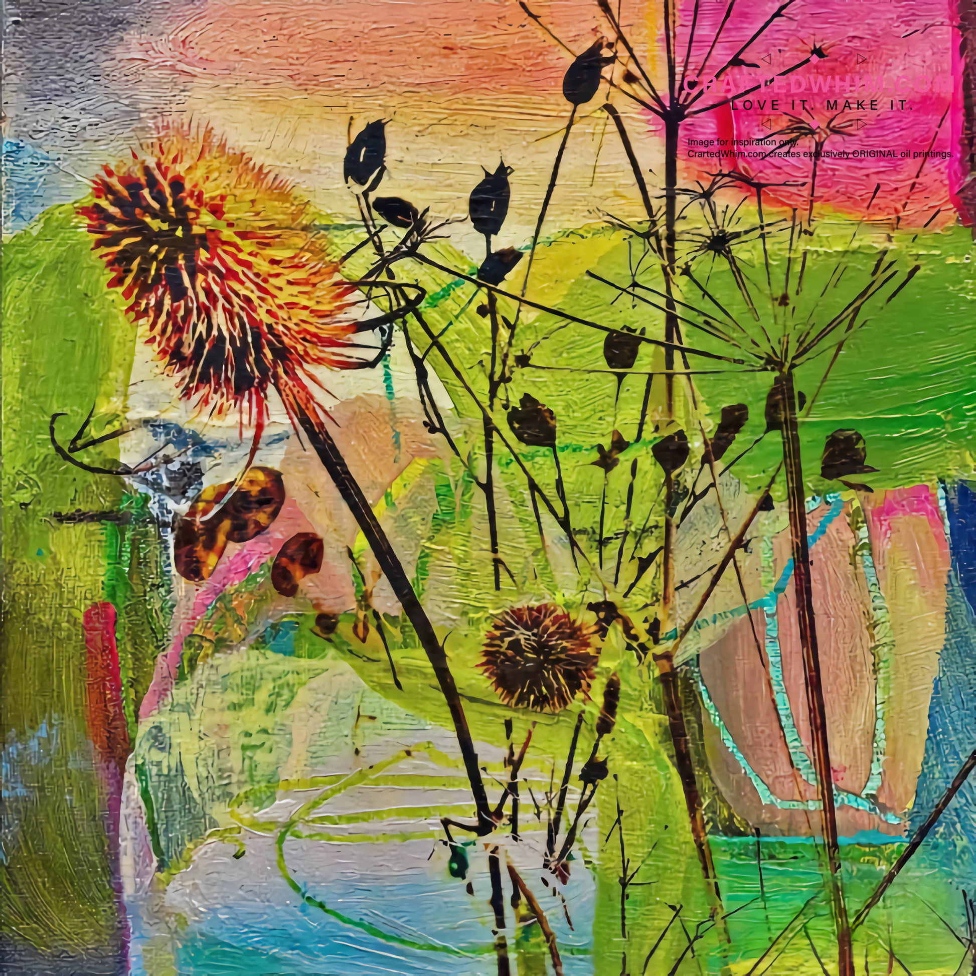 Quiet Turmoil - oil painting print By Anson Ang HK