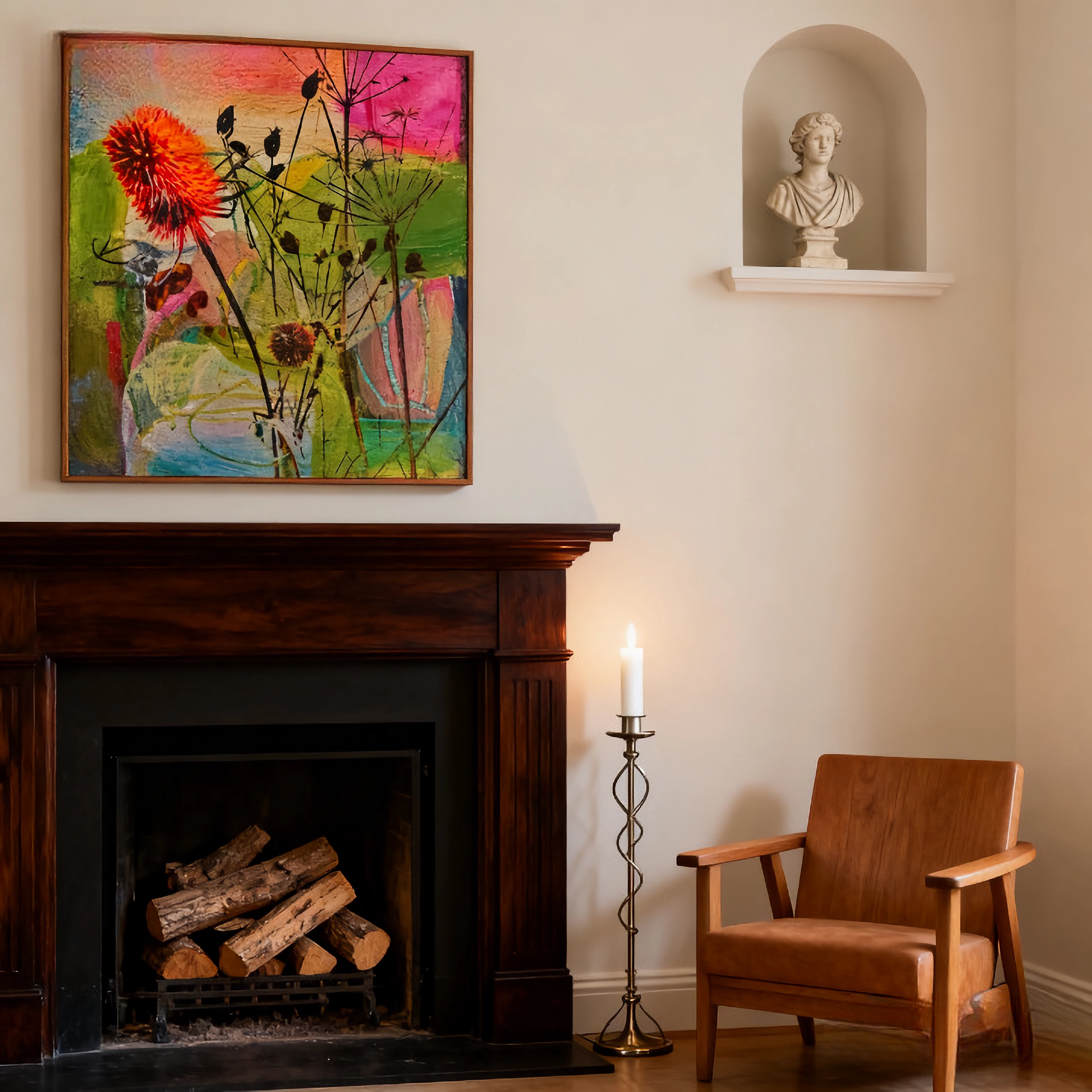 Quiet Turmoil - oil painting print By Anson Ang HK