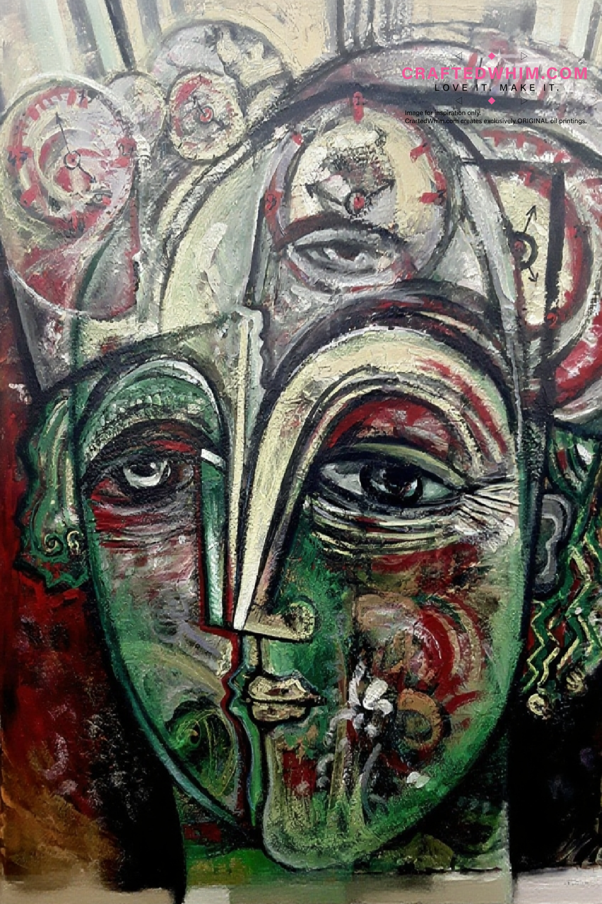 Realm of Return to Void - oil painting print By Anson Ang HK