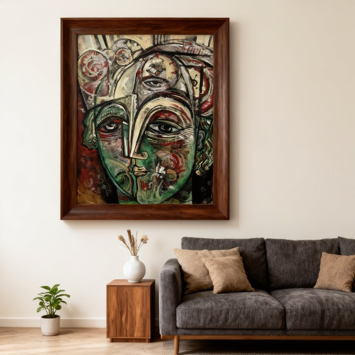 Realm of Return to Void - oil painting print By Anson Ang HK