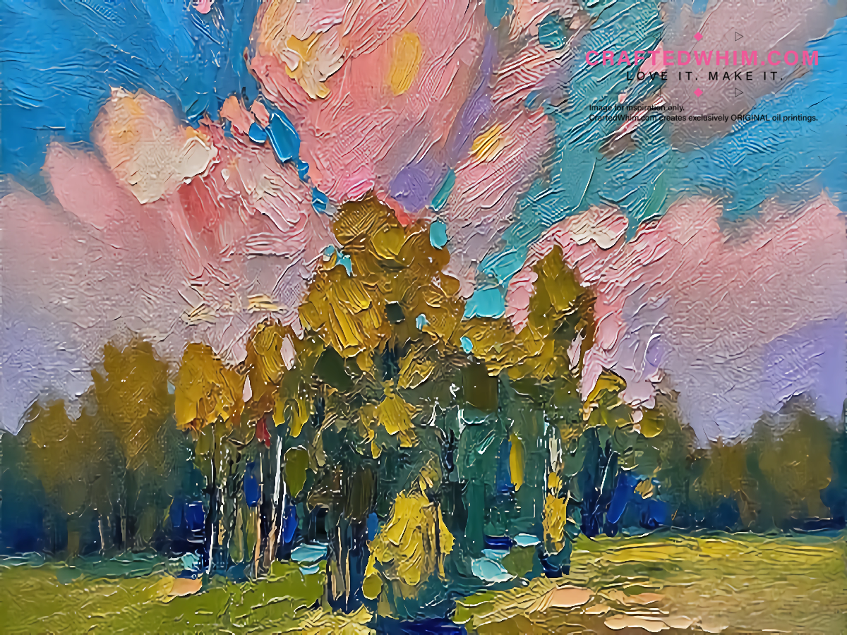 Rebirth After Rain - oil painting print By Anson Ang HK