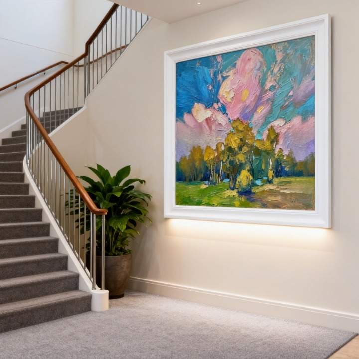 Rebirth After Rain - oil painting print By Anson Ang HK