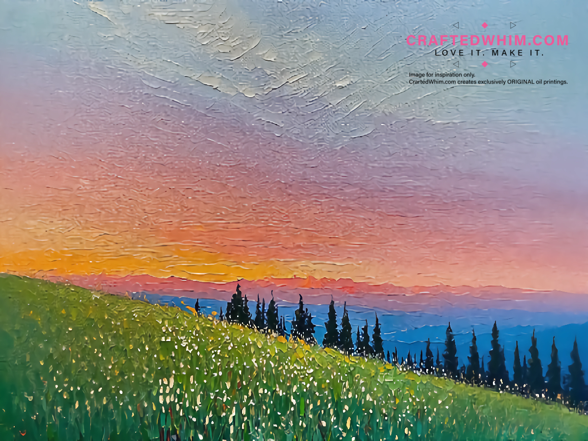 Respiration of the Firmament - oil painting print By Anson Ang HK