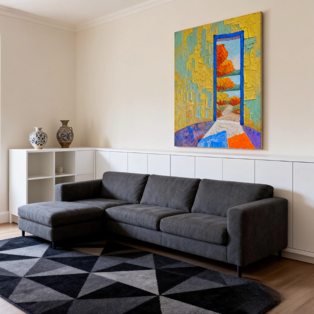 Respiratory Allure of the Abyss - oil painting print By Anson Ang HK