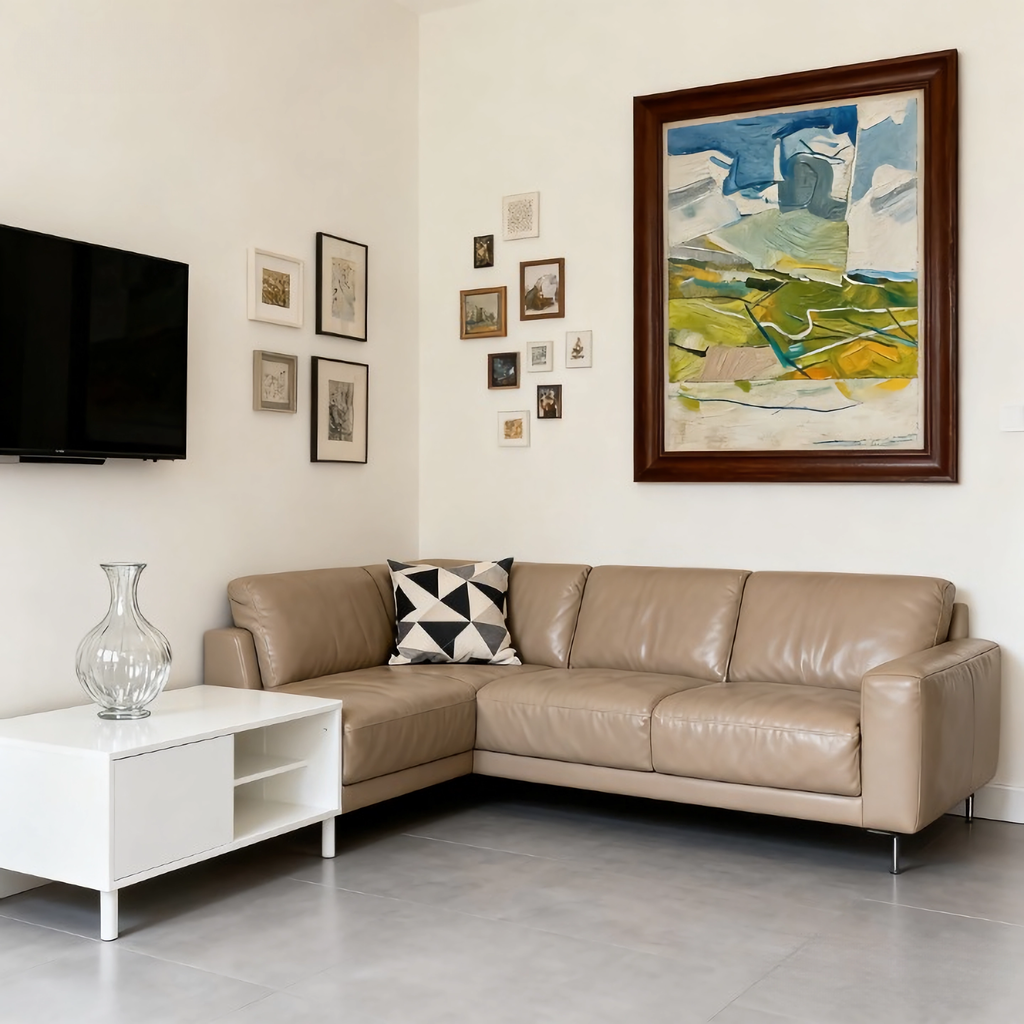 Rhythm of Basalt Columns - oil painting print By Anson Ang HK