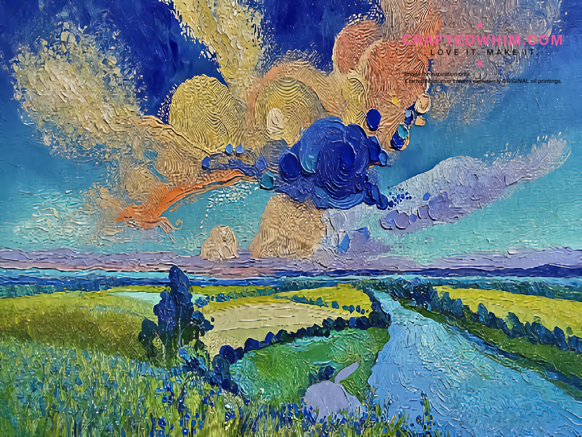 Rhythm of Tides - oil painting print By Anson Ang HK