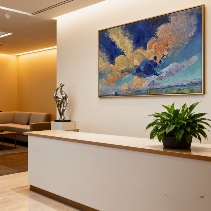 Rhythm of Tides - oil painting print By Anson Ang HK