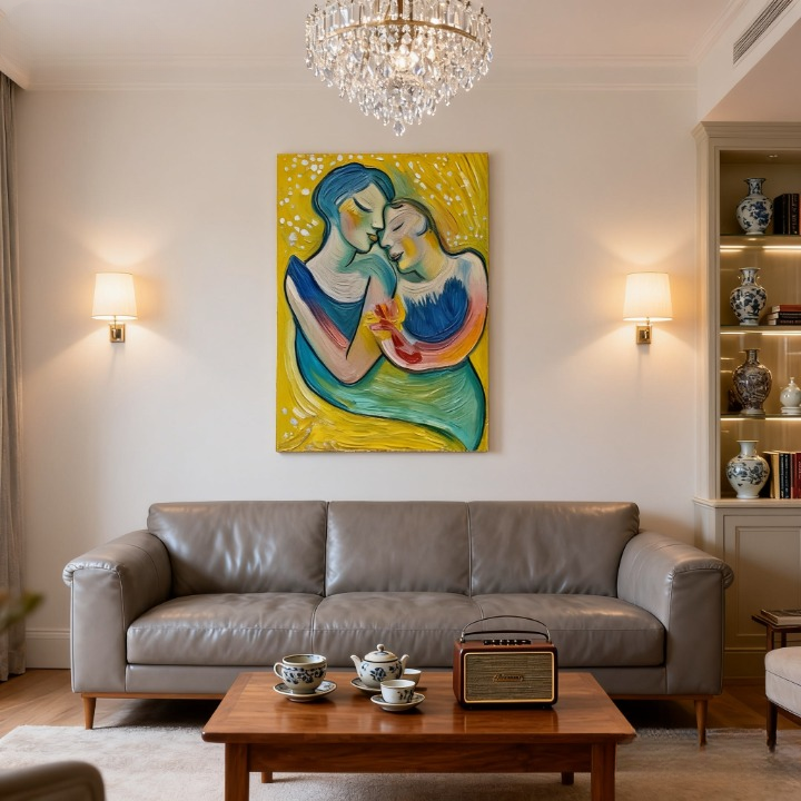 Ripples of Soul - oil painting print By Anson Ang HK