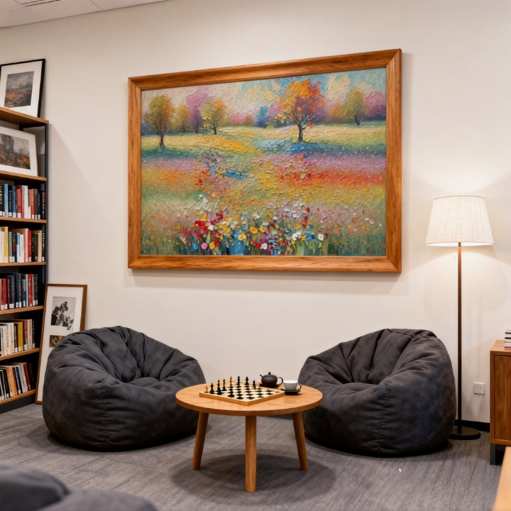 Saturation of Shadows - oil painting print By Anson Ang HK