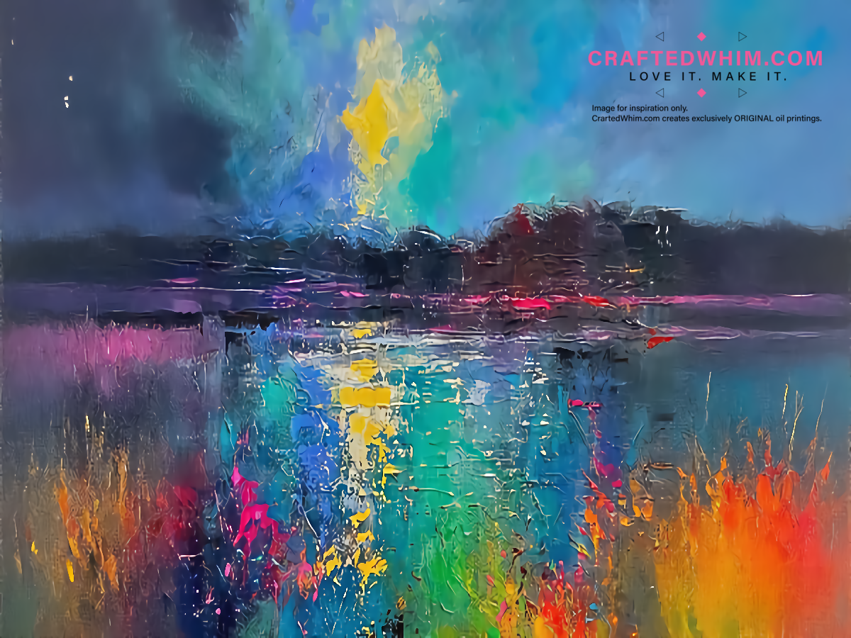 Sea of Collective Unconscious - oil painting print By Anson Ang HK