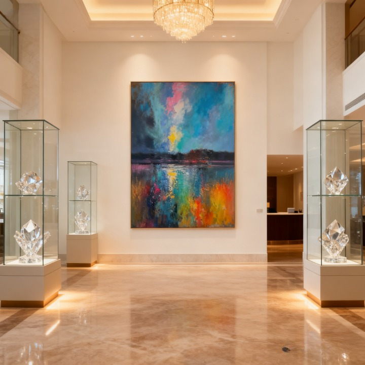 Sea of Collective Unconscious - oil painting print By Anson Ang HK