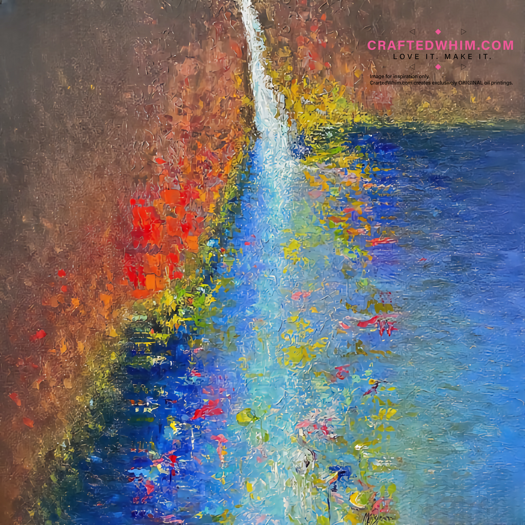 Sea of Serenity - oil painting print By Anson Ang HK