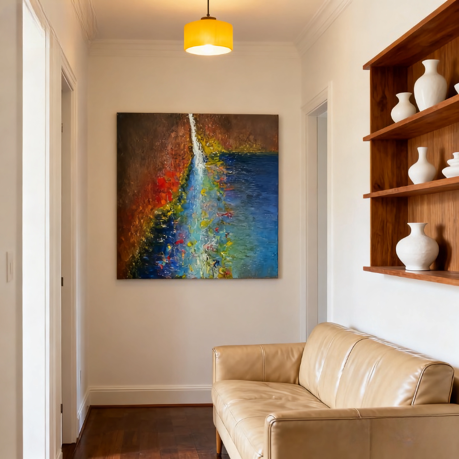 Sea of Serenity - oil painting print By Anson Ang HK