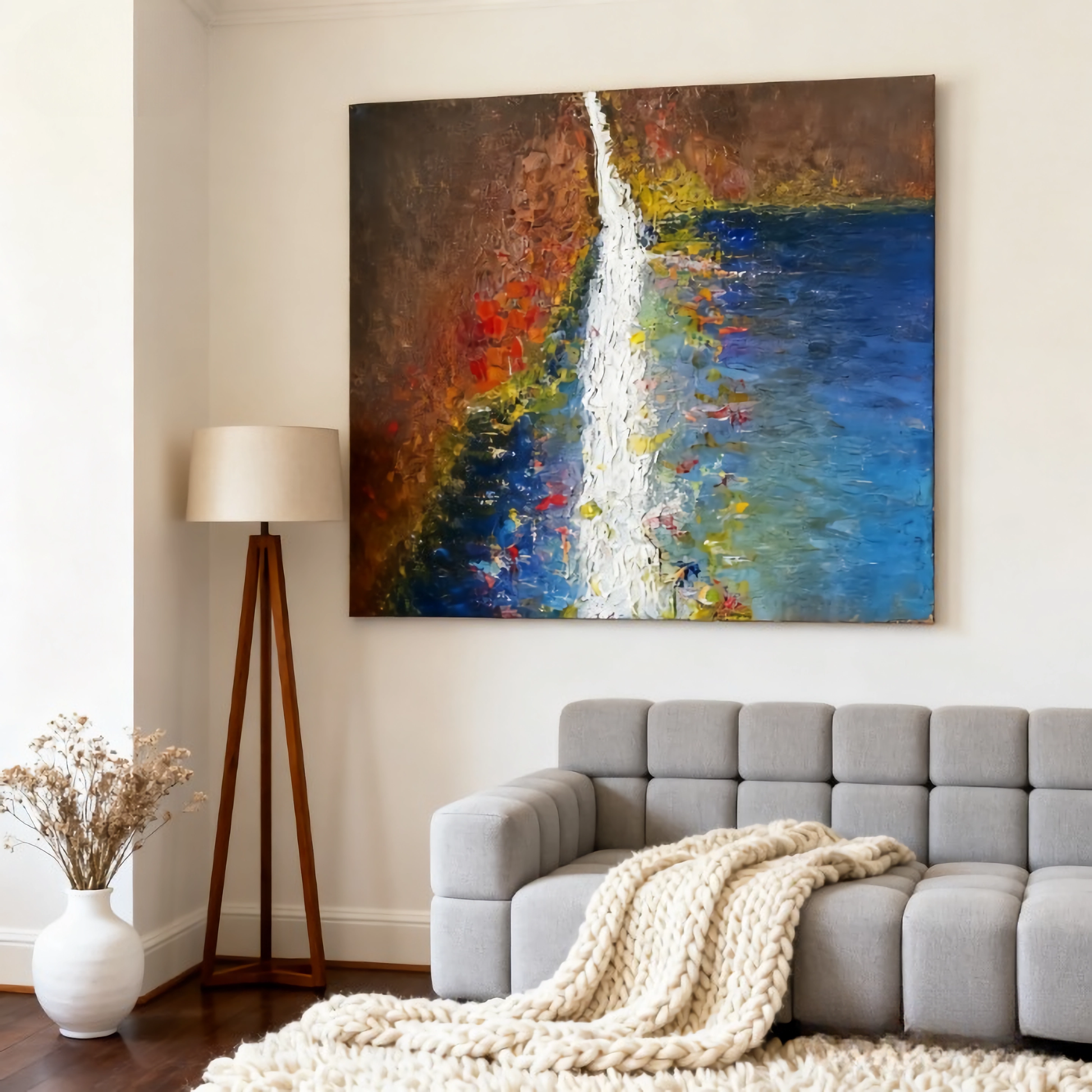 Sea of Serenity - oil painting print By Anson Ang HK