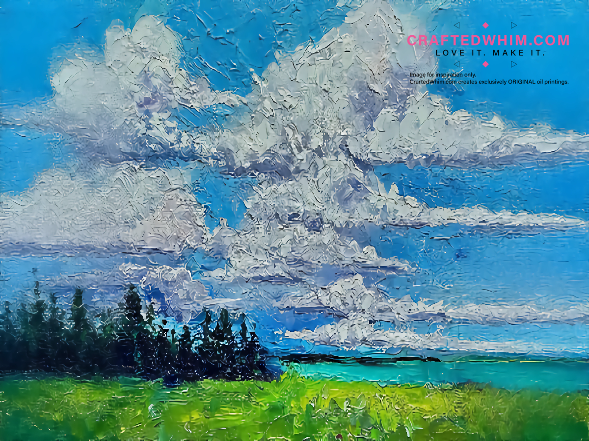 Sedimented Time - oil painting print By Anson Ang HK