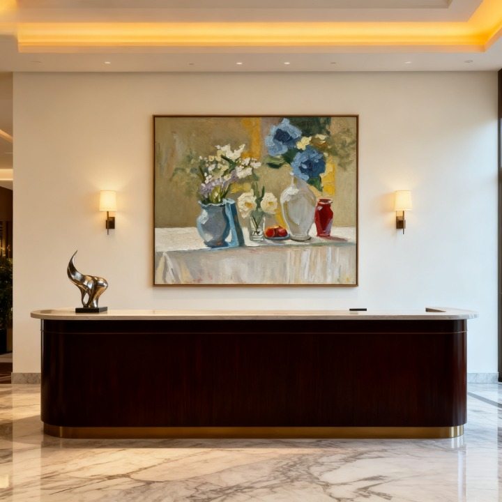 Sediment of Time - oil painting print By Anson Ang HK