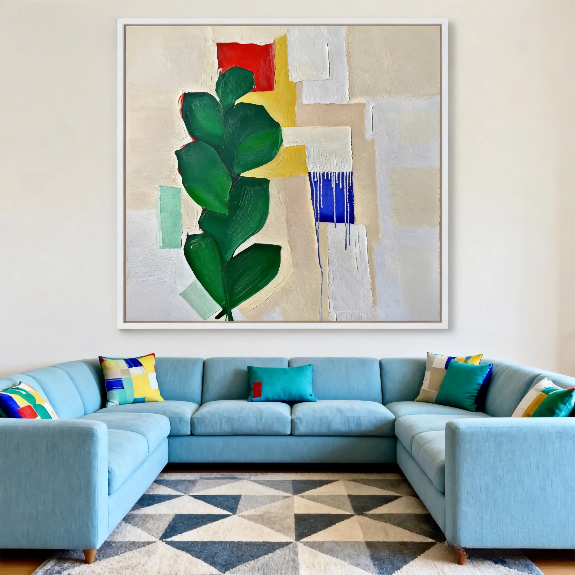 Shy Demarcation - oil painting print By Anson Ang HK