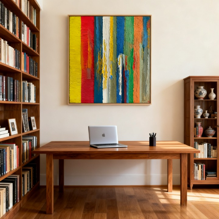 Sigh of Rebars - oil painting print By Anson Ang HK