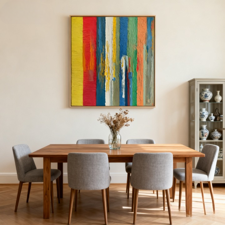 Sigh of Rebars - oil painting print By Anson Ang HK