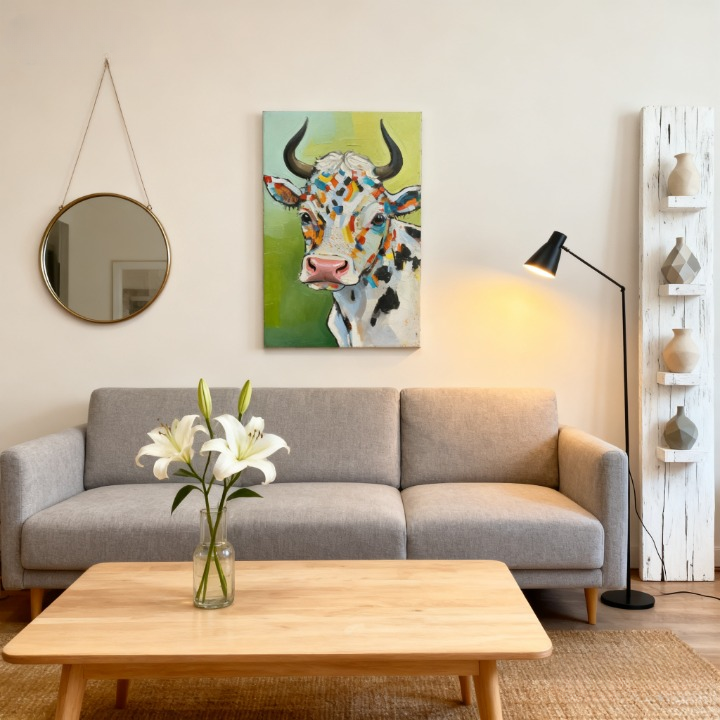 Silence of the Pursuit - oil painting print By Anson Ang HK