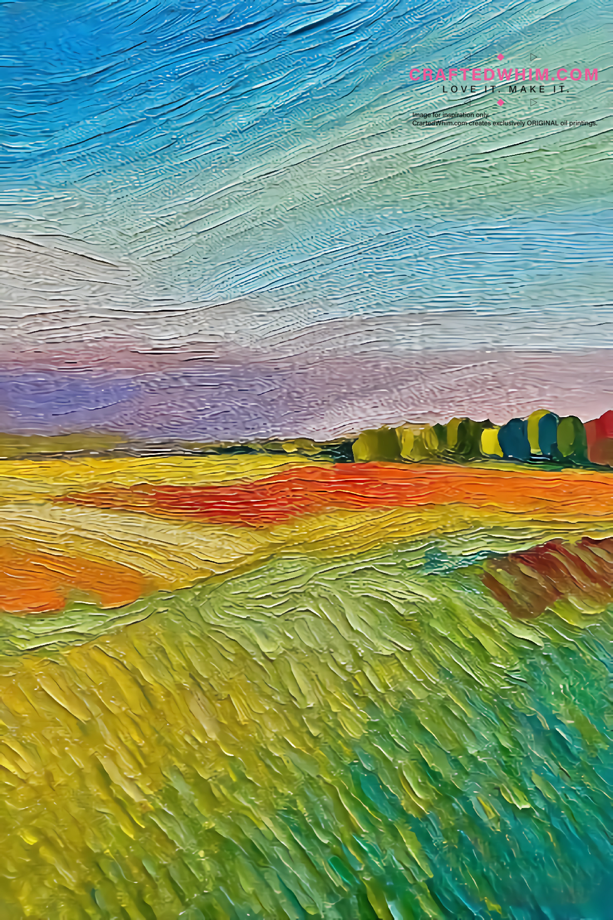 Silent Agricultural Revolution - oil painting print By Anson Ang HK