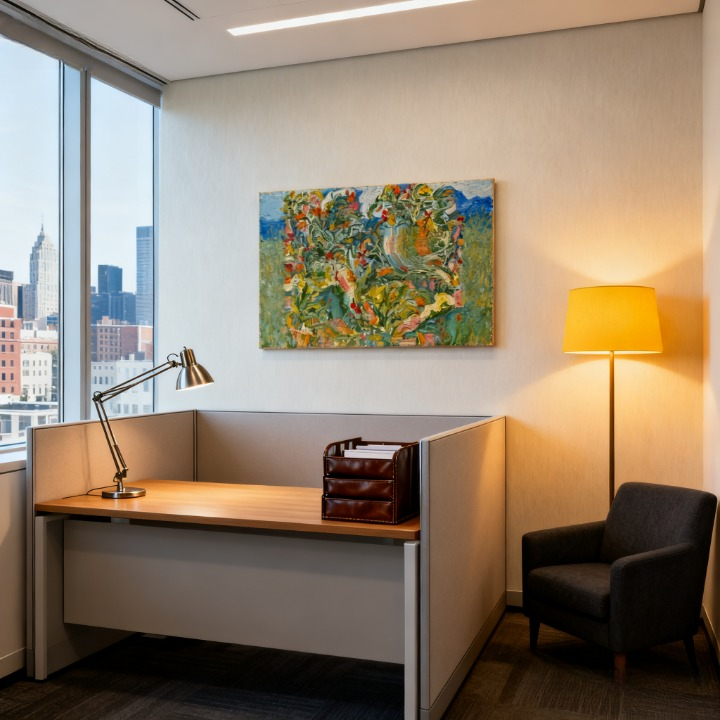 Silent Bloom - oil painting print By Anson Ang HK