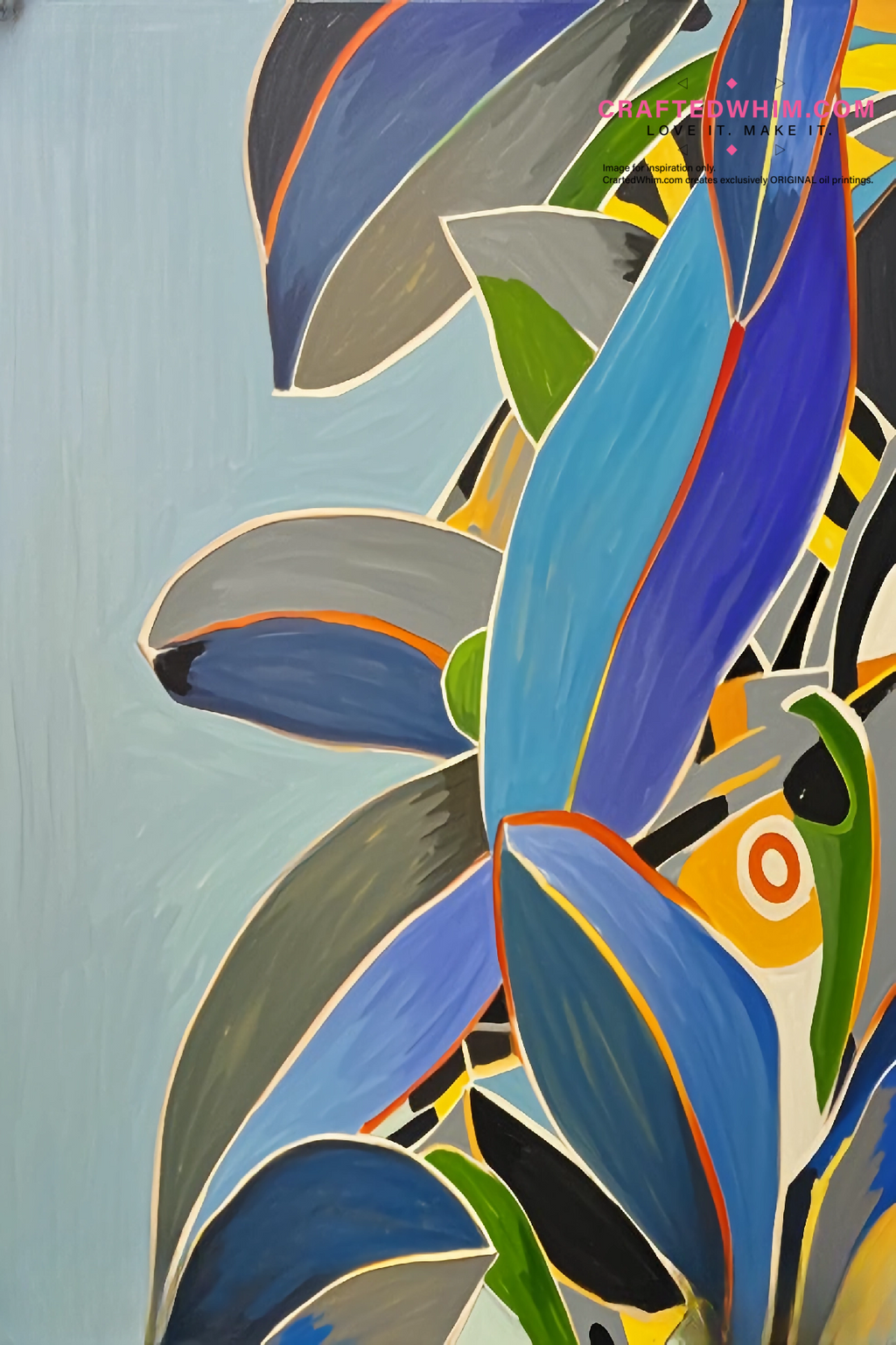 Silent Jubilation - oil painting print By Anson Ang HK